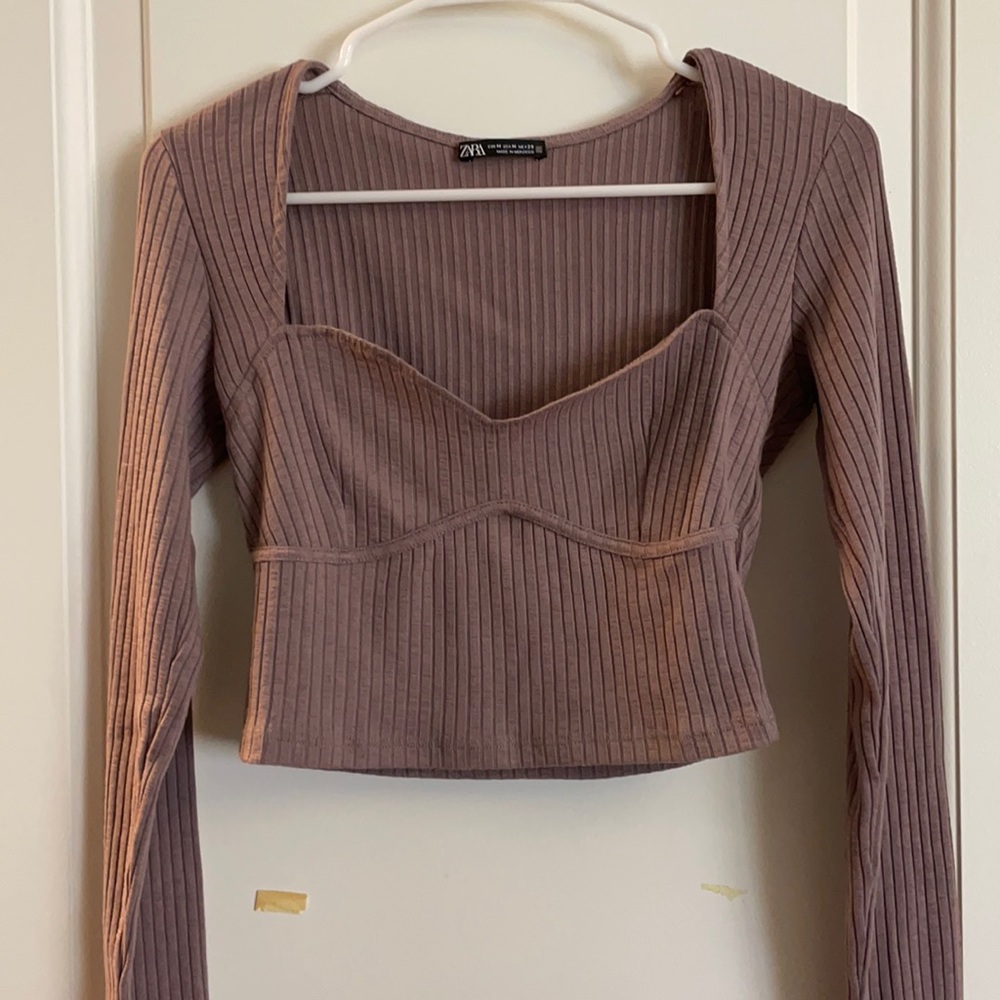 Zara bustier top